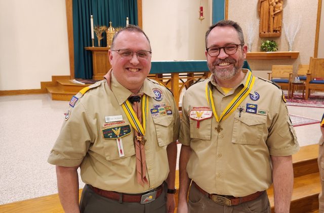 Principal Jeremy Joseph receives St. George Medal