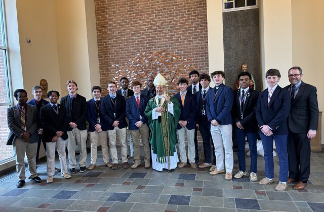 Students Attend Mass at AOB for Black History Month